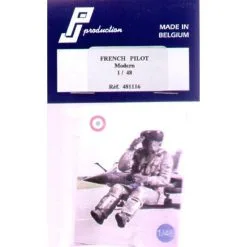 PJ Productions Figurine 1 Pilote Français Moderne Assis Dans L'avion
