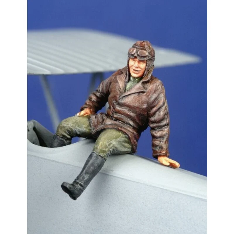 PJ Productions Figurine Pilote De La 1ère GM Assis Sur L'avion (sur L'aile Ou Le Fuselage) 1 PJ Productions Figurine Pilote De La 1ère GM Assis Sur L'avion (sur L'aile Ou Le Fuselage)