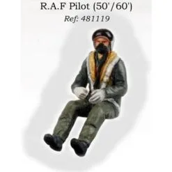 PJ Productions Figurine Pilote De La RAF Des Années 1950/1960 Assis Dans L'avion