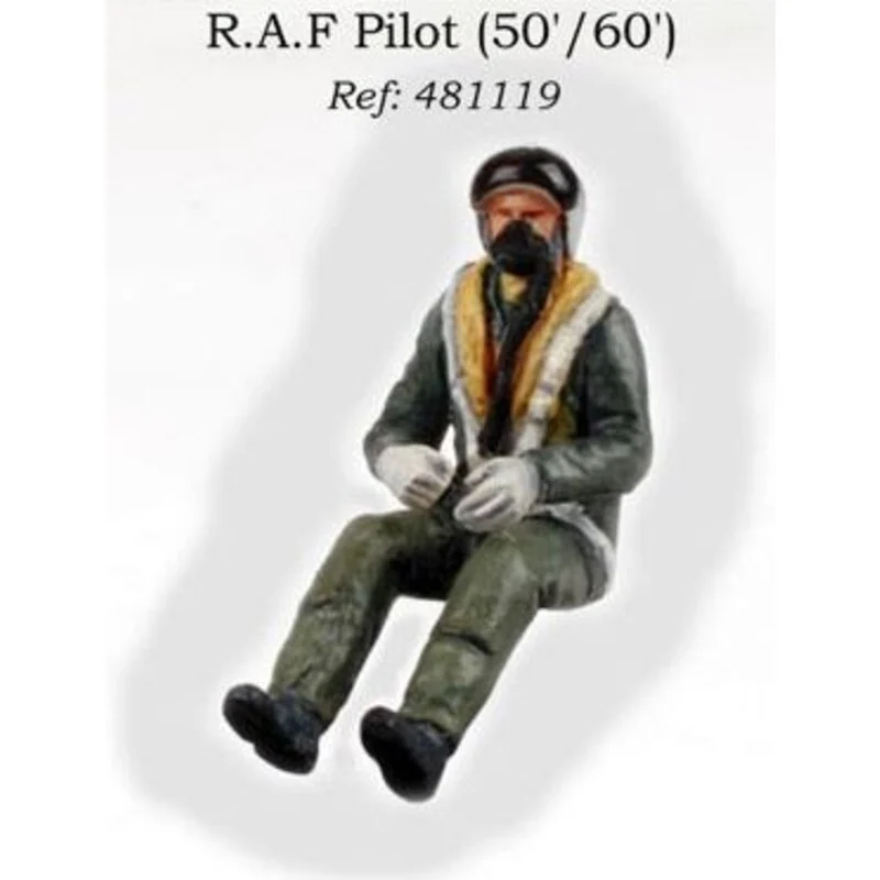 PJ Productions Figurine Pilote De La RAF Des Années 1950/1960 Assis Dans L'avion 1 PJ Productions Figurine Pilote De La RAF Des Années 1950/1960 Assis Dans L'avion