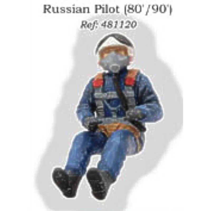 PJ Productions Figurine Pilote Russe Assis Dans L'avion Années 1980/1990 1 PJ Productions Figurine Pilote Russe Assis Dans L'avion Années 1980/1990