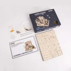 Robotime Maquette Piste De Bille Tour 33 Robotime Maquette Piste De Bille Tour -Maquettes en métal Soldes robotime lg504 piste de bille tour 16