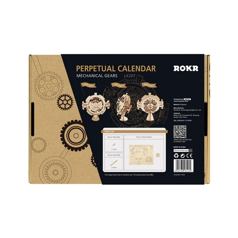 Robotime Maquette Calendrier 3 Robotime Maquette Calendrier – Image 3