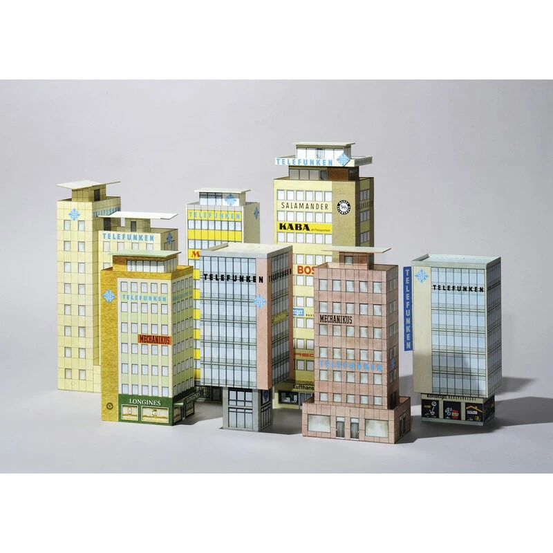 SCHREIBER-BOGEN Maquette Carton Grattes Ciels 1 SCHREIBER-BOGEN Maquette Carton Grattes Ciels