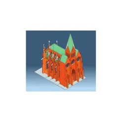 SCHREIBER-BOGEN Maquette Carton Église Variable Saint-Luc -Maquettes en métal Soldes schreiber bogen 804 eglise variable saint luc 2