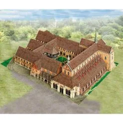 SCHREIBER-BOGEN Maquette Carton Monastère Maulbronn