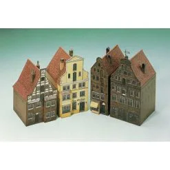 SCHREIBER-BOGEN Maquette Carton 4 Maisons De Lüneburg II