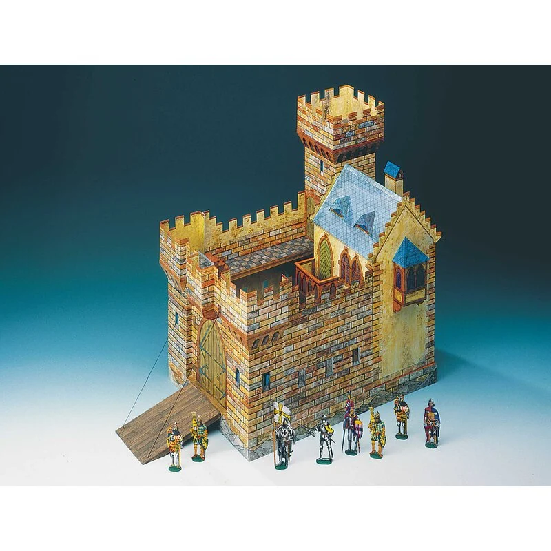 SCHREIBER-BOGEN Maquette Carton Château Médiéval 1 SCHREIBER-BOGEN Maquette Carton Château Médiéval