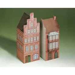 SCHREIBER-BOGEN Maquette Carton 2 Maisons De Lunebourg