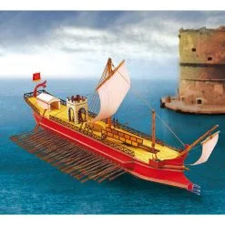 SCHREIBER-BOGEN Maquette Carton Quinquereme Romain