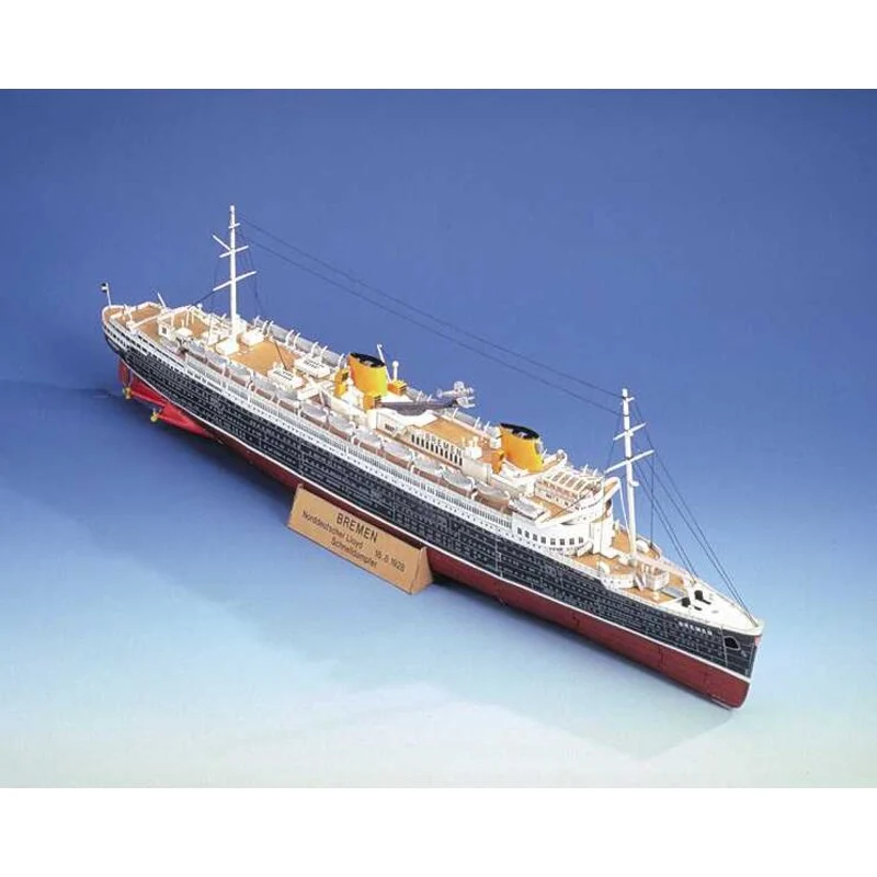 SCHREIBER-BOGEN Maquette Carton Bateau Rapide Bremen 1 SCHREIBER-BOGEN Maquette Carton Bateau Rapide Bremen