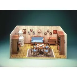 SCHREIBER-BOGEN Maquette Carton Chambre Biedermeier - Mini Mundus -