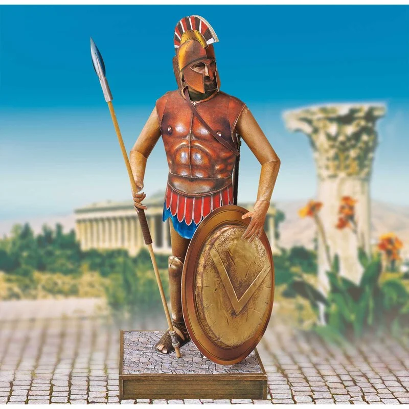 SCHREIBER-BOGEN Maquette Carton Hoplite Grec 1 SCHREIBER-BOGEN Maquette Carton Hoplite Grec