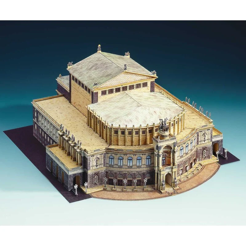 SCHREIBER-BOGEN Maquette Carton Semperoper Dresden 1 SCHREIBER-BOGEN Maquette Carton Semperoper Dresden
