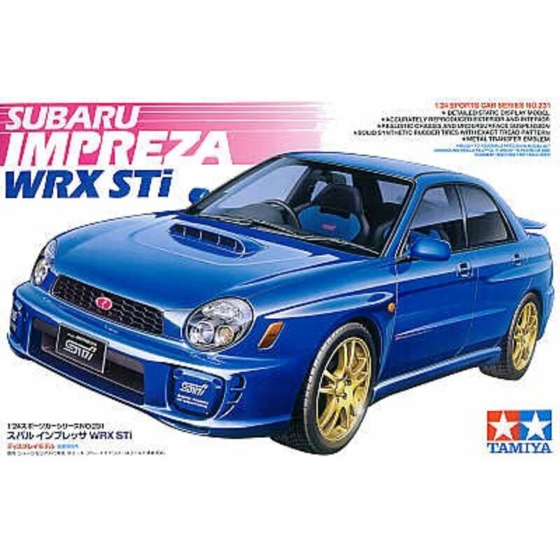 Tamiya Maquette Subaru Imprezza WRX Sti 1 Tamiya Maquette Subaru Imprezza WRX Sti