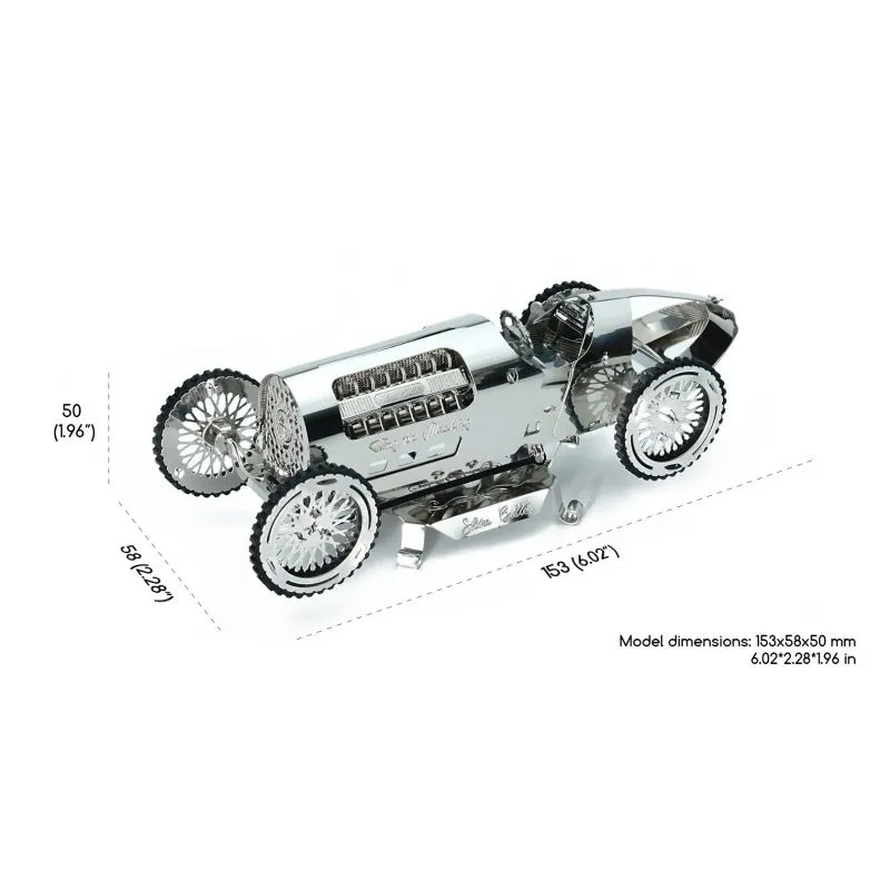 Time For Machine Maquette Métal Silver Bullet Non Mécanique – Kit De Construction Mécanique En Métal 7 Time For Machine Maquette Métal Silver Bullet Non Mécanique – Kit De Construction Mécanique En Métal – Image 7