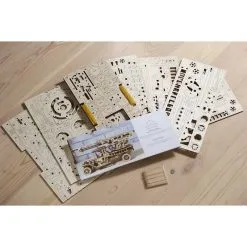 UGEARS Camion à échelle De Feu 21 UGEARS Camion à échelle De Feu -Maquettes en métal Soldes ugears 8412031 camion a echelle de feu 10