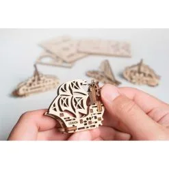 UGEARS Maquette Bateaux Set De 4 Pièces, 56 Pièces, Yacht 13pcs -Maquettes en métal Soldes ugears 8412063 bateaux set de 4 pieces 56 pieces yacht 13pcs 4