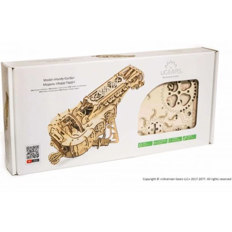 UGEARS Maquette Hurdy-gurdy 24 UGEARS Maquette Hurdy-gurdy – Image 24