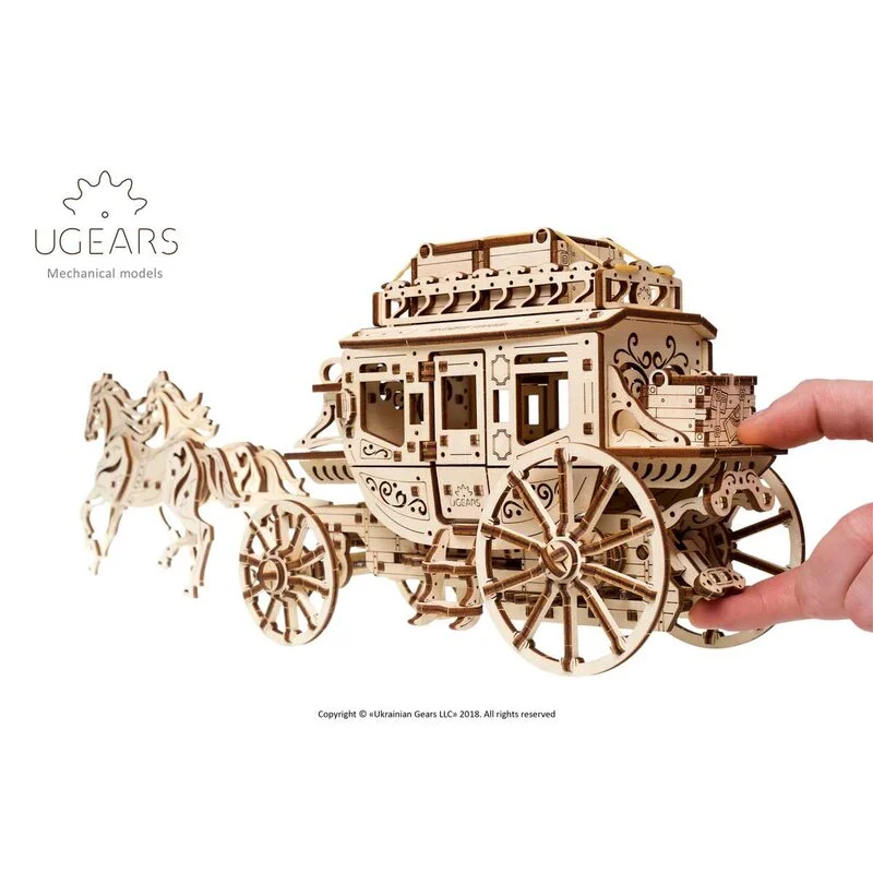 UGEARS Maquette Diligence 10 UGEARS Maquette Diligence – Image 10