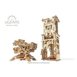UGEARS Maquette Baliste-tour -Maquettes en métal Soldes ugears 8412075 baliste tour 5