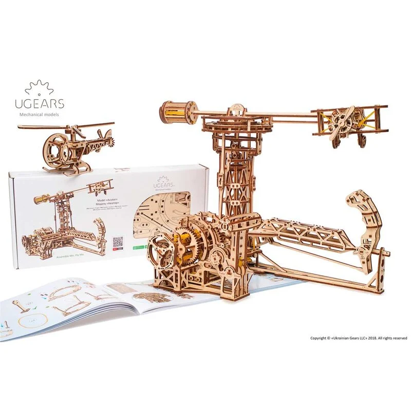 UGEARS Maquette Aviator - Avion - Helicoptère 9 UGEARS Maquette Aviator - Avion - Helicoptère – Image 9