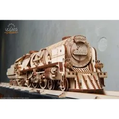 UGEARS Maquette Bois V-Express Train à Vapeur -Maquettes en métal Soldes ugears 8412085 v express train a vapeur 10