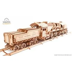 UGEARS Maquette Bois V-Express Train à Vapeur -Maquettes en métal Soldes ugears 8412085 v express train a vapeur 3