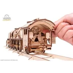UGEARS Maquette Bois V-Express Train à Vapeur -Maquettes en métal Soldes ugears 8412085 v express train a vapeur 6