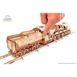 UGEARS Maquette Bois V-Express Train à Vapeur -Maquettes en métal Soldes ugears 8412085 v express train a vapeur 7