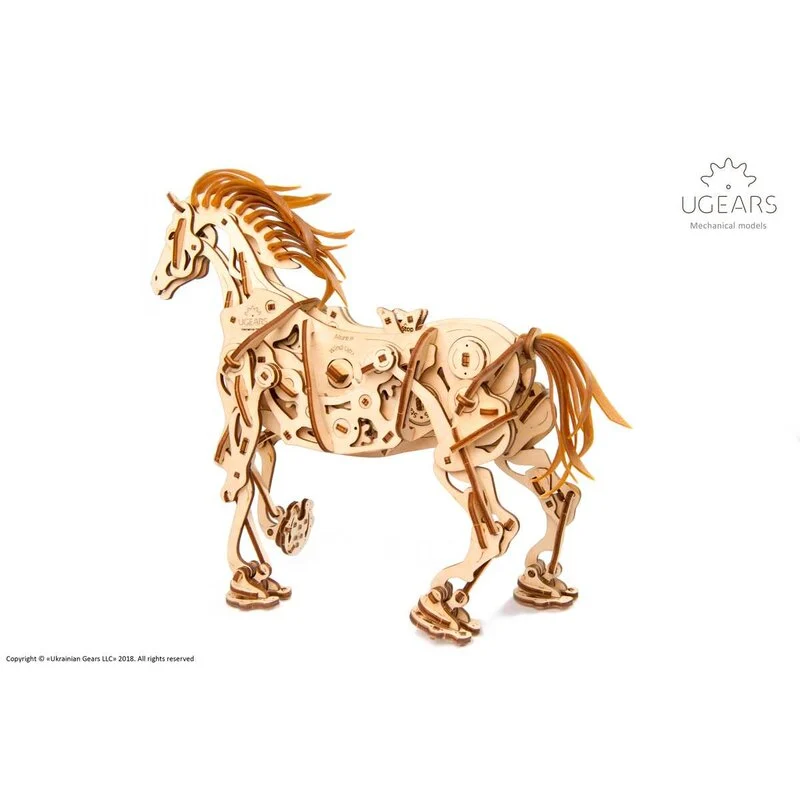 UGEARS Maquette Cheval Mécanique 4 UGEARS Maquette Cheval Mécanique – Image 4
