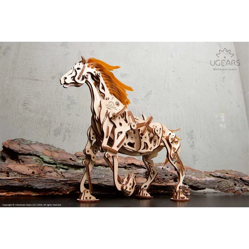 UGEARS Maquette Cheval Mécanique 8 UGEARS Maquette Cheval Mécanique – Image 8
