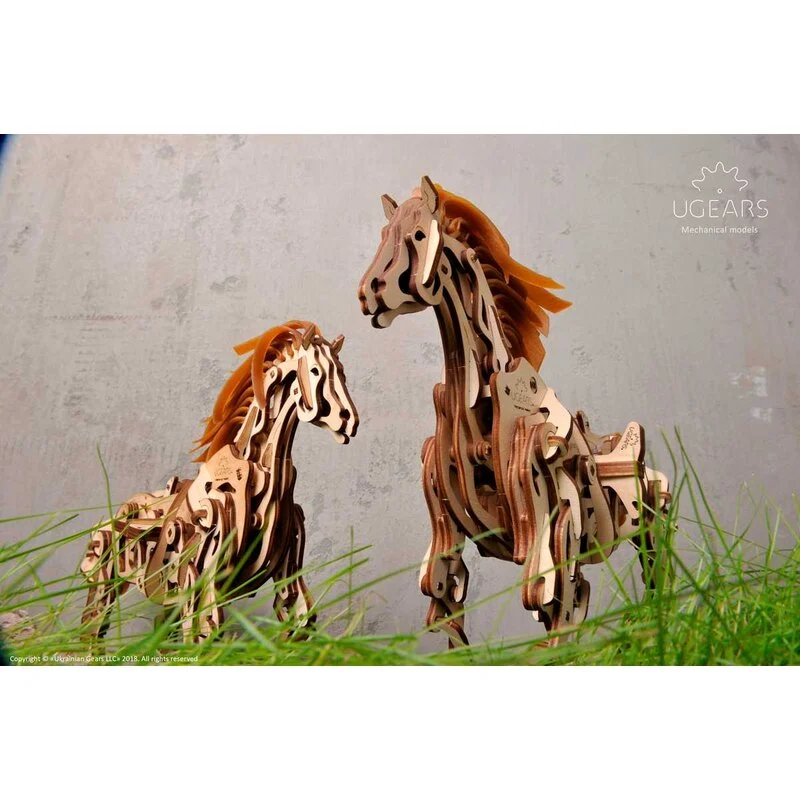 UGEARS Maquette Cheval Mécanique 9 UGEARS Maquette Cheval Mécanique – Image 9