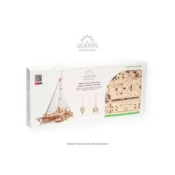 UGEARS Maquette Trimaran Merihobus -Maquettes en métal Soldes ugears 8412089 trimaran merihobus 12