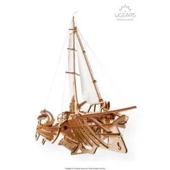 UGEARS Maquette Trimaran Merihobus -Maquettes en métal Soldes ugears 8412089 trimaran merihobus 3