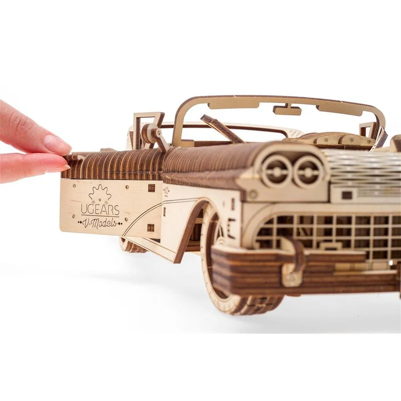 UGEARS Maquette Cabriolet Rêve VM-05 14 UGEARS Maquette Cabriolet Rêve VM-05 – Image 14