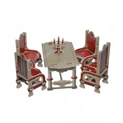 UMBUM Maquette Carton Salle à Manger (gris) 5 UMBUM Maquette Carton Salle à Manger (gris) -Maquettes en métal Soldes umbum um259 02 salle a manger gris 2