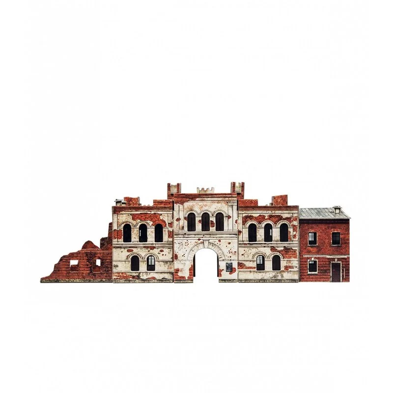 UMBUM Maquette Carton La Porte De Kholm, Brest, Biélorussie (1/120) 2 UMBUM Maquette Carton La Porte De Kholm, Brest, Biélorussie (1/120) – Image 2