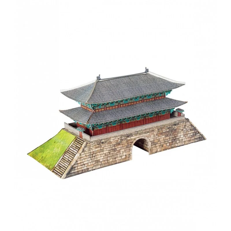 UMBUM Maquette Carton Porte Namdaemun, Séoul, Corée Du Sud (1/160) 2 UMBUM Maquette Carton Porte Namdaemun, Séoul, Corée Du Sud (1/160) – Image 2
