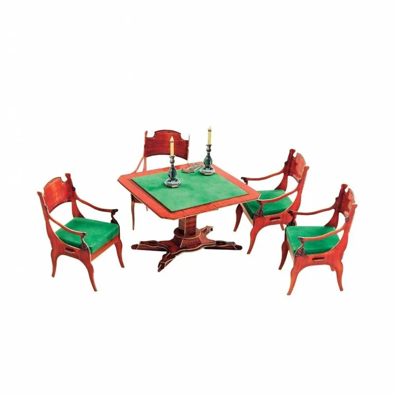 UMBUM Maquette Carton Table Et Chaises 1 UMBUM Maquette Carton Table Et Chaises