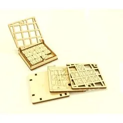 WOODEN CITY Maquette Jeu De Société Mini 15-puzzle -Maquettes en métal Soldes wooden city wg203 jeu de societe mini 15 puzzle 4