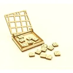WOODEN CITY Maquette Jeu De Société Mini 15-puzzle -Maquettes en métal Soldes wooden city wg203 jeu de societe mini 15 puzzle 9
