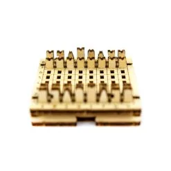 WOODEN CITY Maquette Jeu D'échecs Mini -Maquettes en métal Soldes wooden city wg204 jeu d echecs mini 3