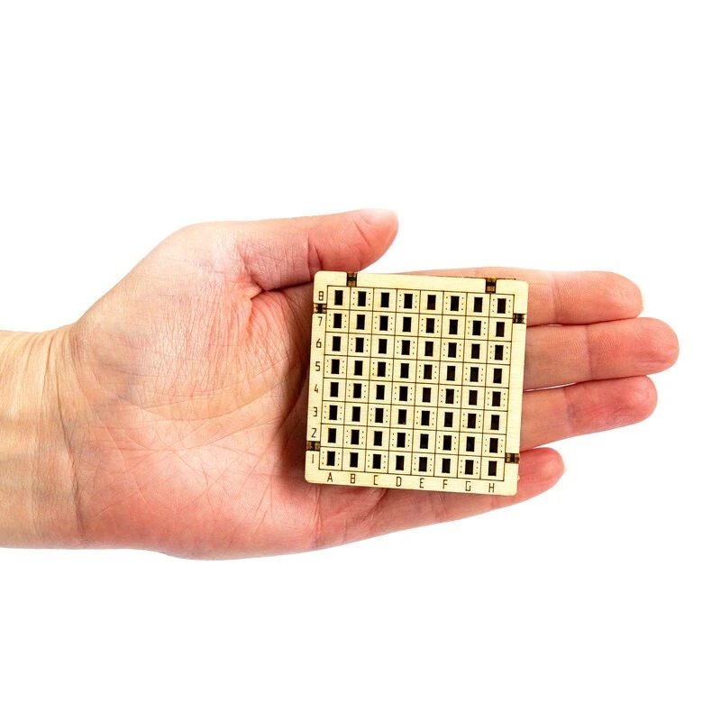 WOODEN CITY Maquette Jeu De Plateau Mini Jeu De Dames 6 WOODEN CITY Maquette Jeu De Plateau Mini Jeu De Dames – Image 6