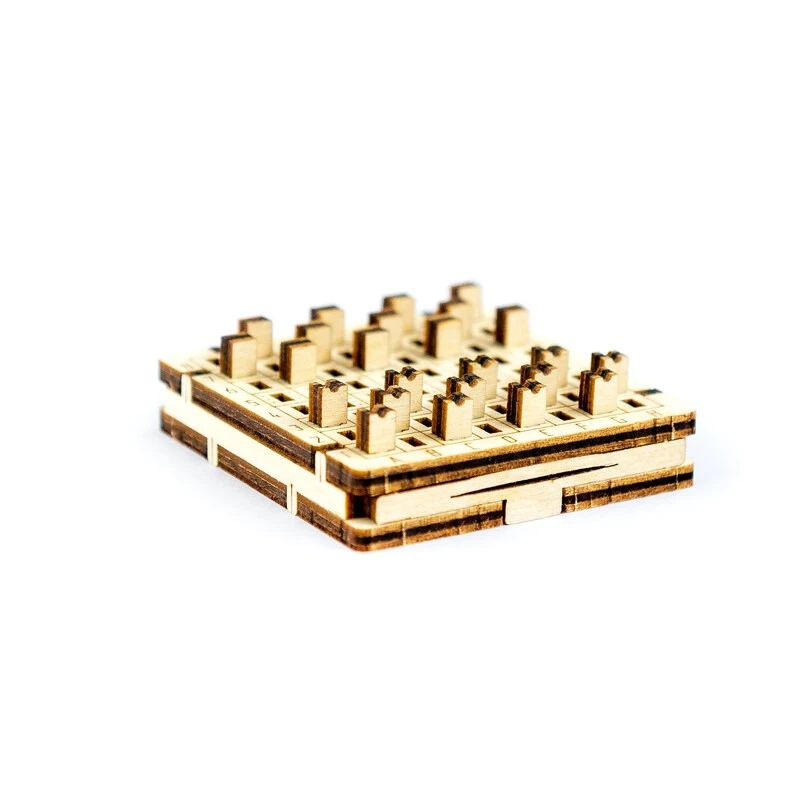 WOODEN CITY Maquette Jeu De Plateau Mini Jeu De Dames 8 WOODEN CITY Maquette Jeu De Plateau Mini Jeu De Dames – Image 8