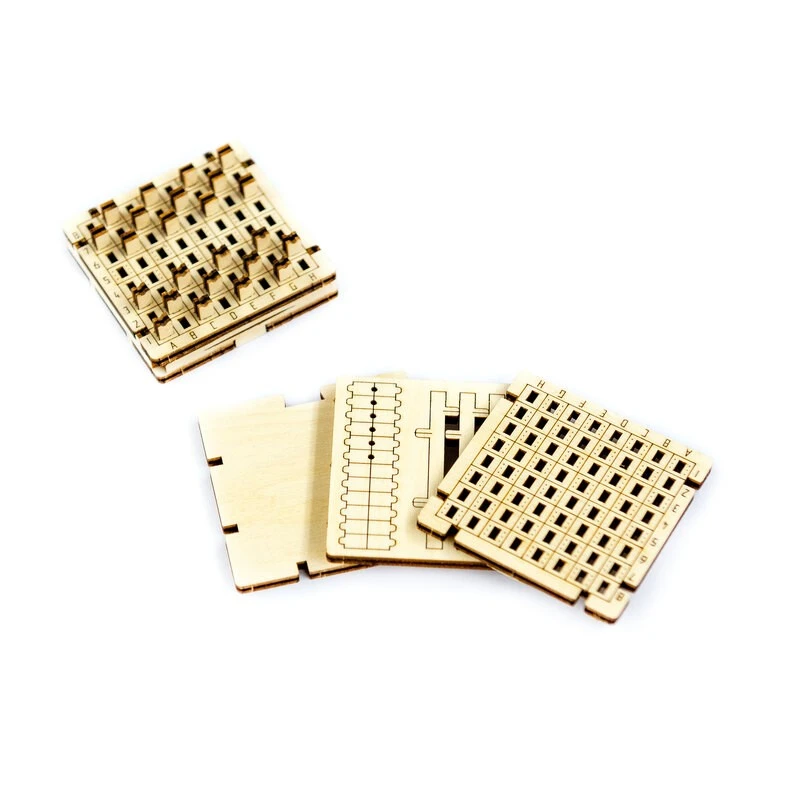 WOODEN CITY Maquette Jeu De Plateau Mini Jeu De Dames 9 WOODEN CITY Maquette Jeu De Plateau Mini Jeu De Dames – Image 9