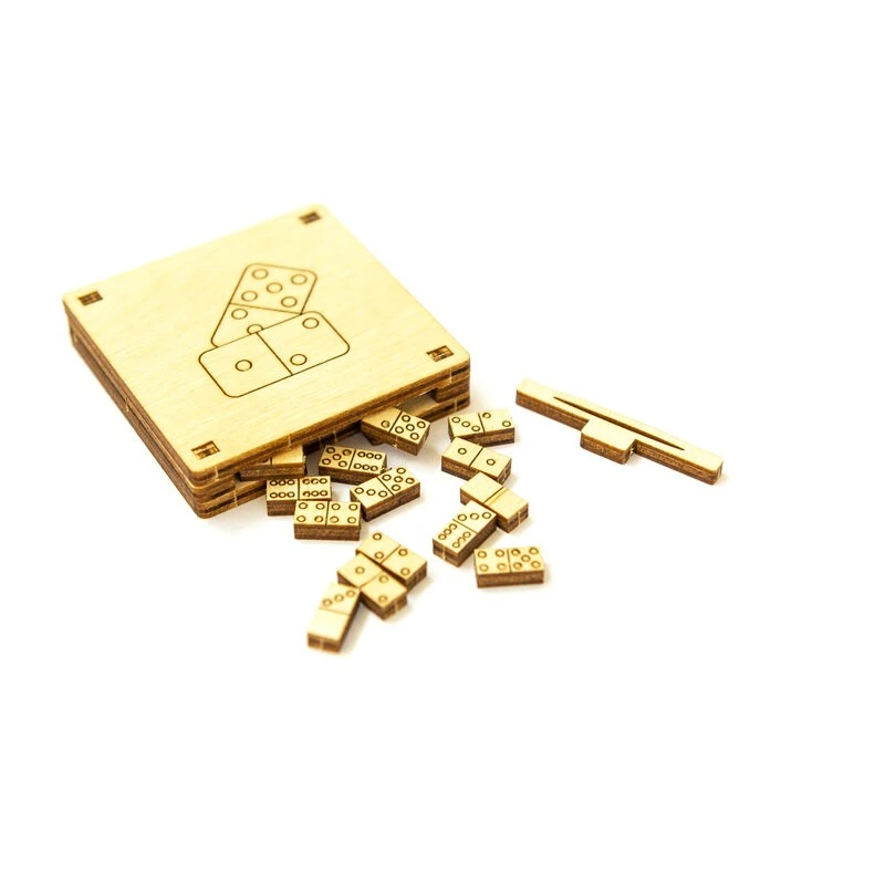 WOODEN CITY Maquette Jeu De Société Domino Mini 2 WOODEN CITY Maquette Jeu De Société Domino Mini – Image 2