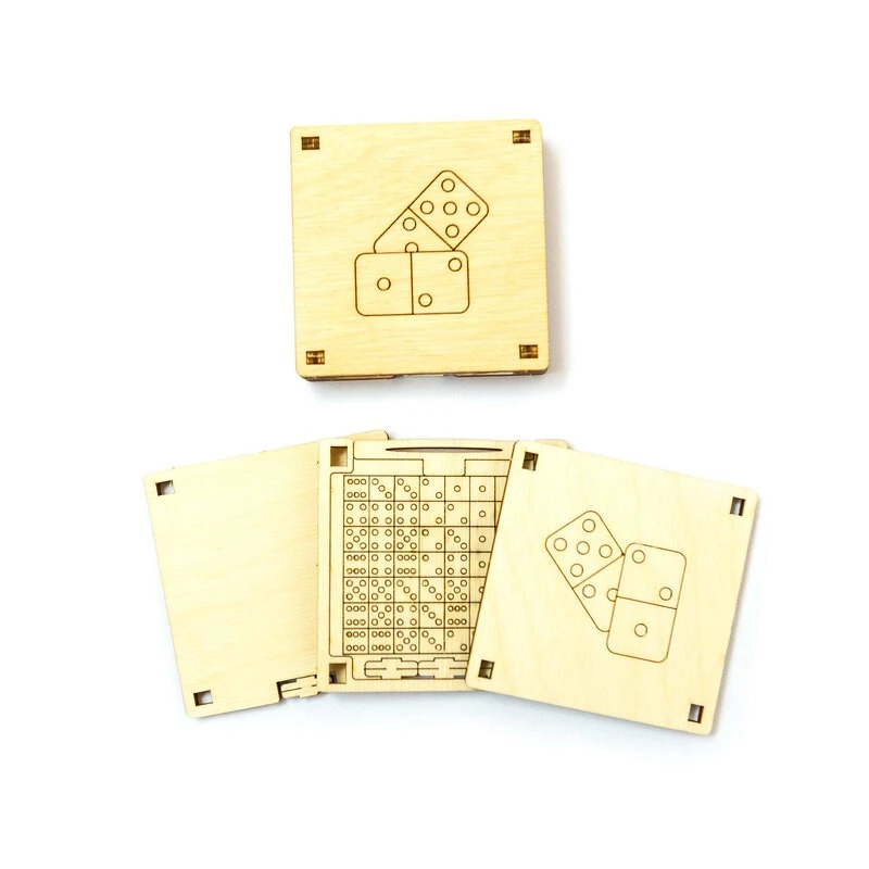 WOODEN CITY Maquette Jeu De Société Domino Mini 3 WOODEN CITY Maquette Jeu De Société Domino Mini – Image 3