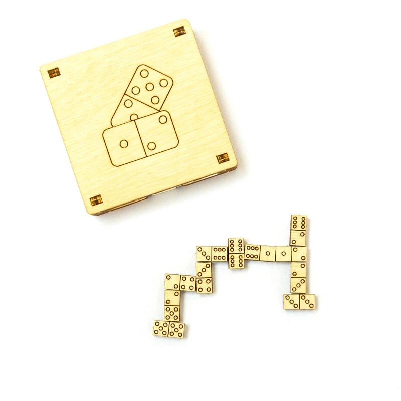 WOODEN CITY Maquette Jeu De Société Domino Mini 4 WOODEN CITY Maquette Jeu De Société Domino Mini – Image 4