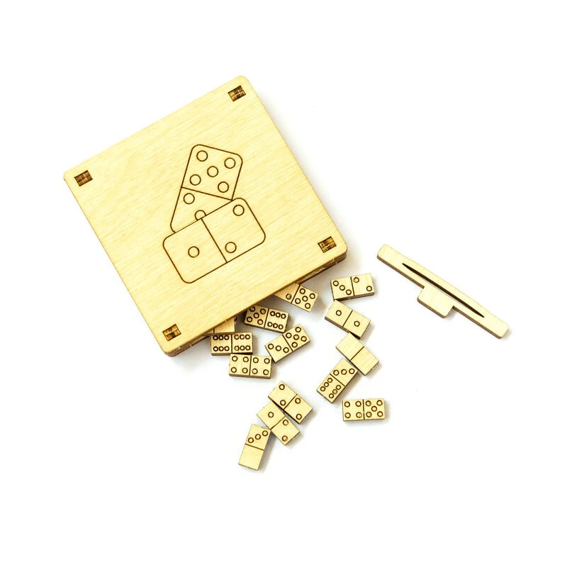 WOODEN CITY Maquette Jeu De Société Domino Mini 1 WOODEN CITY Maquette Jeu De Société Domino Mini